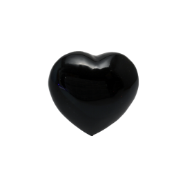 Obsidian Herz Größe L